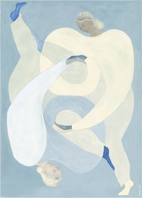 Постер 50x70 cm Hold You - Blue – Sofia Lind – The Poster Club