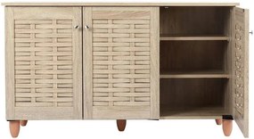 Шкаф за обувки Warren 3D-Естествен дървесен