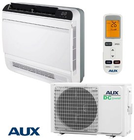 Инверторен климатик AUX AMCO-H14/4R3A +AM2-H14/4DR3, 14000 BTU, 30 м2, A++, Подово тяло, R-32, Бял