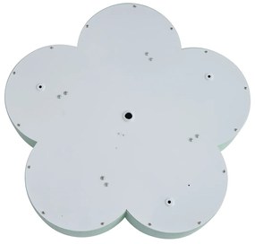 Детска таванна лампа зелена с бяло - Lucille