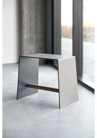 Сиво-бежов метален стол Bull – LIND DNA