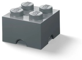 Детска тъмносива кутия за съхранение Square - LEGO®
