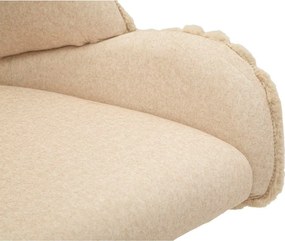 Кремави тапицирани трапезни столове в комплект с подлакътници 2 бр. Stockholm – Mauro Ferretti