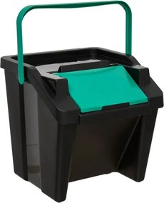 Комплект от 3 коша за разделно събиране 5five, Пластмаса, 30 l