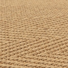Двустранен ръчно изработен ютен килим в естествен цвят 240x340 cm Bordo Herringbone Linen – Asiatic Carpets