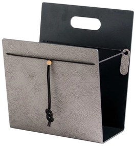 Стойка за списания от метал и еко кожа Hippo M – LIND DNA