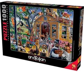 Anatolian - Пъзел Игриви кучета, 1000 части