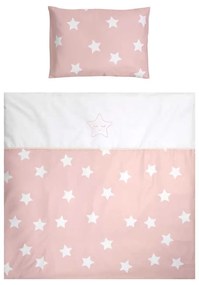 LORELLI Classic Сет за люлка FIRST DREAMS ЗВЕЗДИ PALE BLUSH