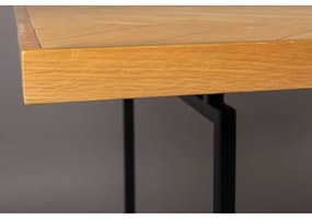 Трапезна маса с дъбов плот 90x220 cm Class - Dutchbone