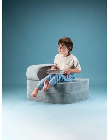 Детски стол от рипсено кадифе в цвят мента Flip – Wigiwama