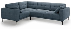 Тъмносин ъглов диван (ляв ъгъл/L форма) Bemy – Micadoni