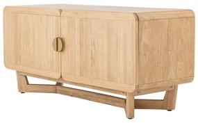 Скрин от масивно каучуково дърво в естествен цвят 120x55x45 cm Serrone – Bloomingville