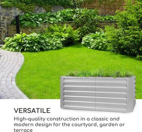 Blumfeldt Blum High Grow Straight, повдигната леха, 120x60x60cm, 432l, стомана