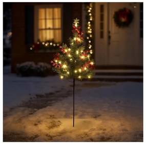 LED коледна украса LED/1W/230V 75 cm IP44 зелена