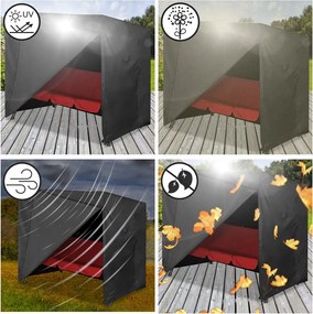 Градинска люлка CASARIA® синя, със защитен калъф KINGSLEEVE®