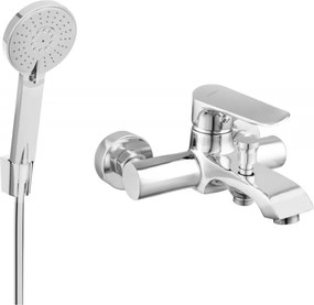 Mexen Pecos R40 смесител за вана с душ комплект, хром - 7273R40-00