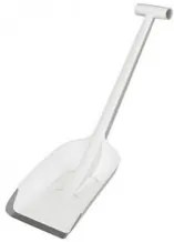 Fiskars - Къса лопата SnowXpert с метален ръб за разбиване на лед 1019347