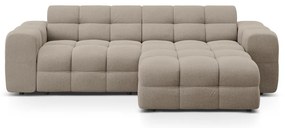 Кафяв ъглов диван (десен ъгъл) Kendal – Micadoni