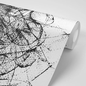 Тапет – Жена с абстрактни елементи
