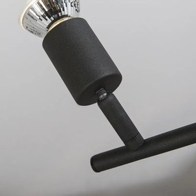 Индустриален прожектор черен наклоняем 2-светлина - Jeany