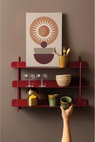 Сив на няколко нива метален стенен рафт 60 cm Riqueza Tres – PT LIVING