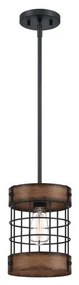 Westinghouse 61179 - Пендел LANGSTON 1xE27/60W/230V barnwood