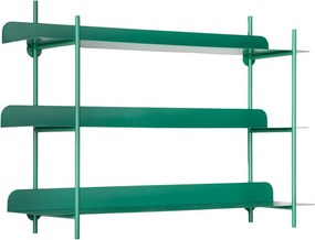Зелен на няколко нива метален стенен рафт 60 cm Cool Retro – PT LIVING