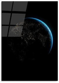 Живопис върху стъкло 70x100 cm Earth - Wallity