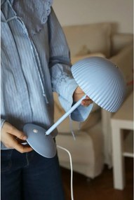 Синя метална настолна лампа с метален абажур (височина 33,5 cm) Zin – Markslöjd