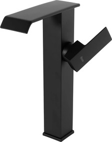 Смесител за мивка  REA KENT Black mat high