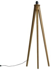 Рустикална подова лампа триножник винтидж дърво - Tripod Classic