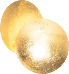 Интелигентна стенна лампа златиста с WiFi G9 - Sunrise