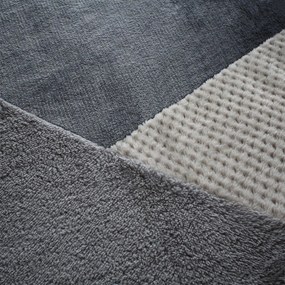 Сиво единично спално бельо от флийс 135x200 cm Cosy Larsson Geo – Catherine Lansfield