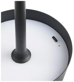 Черна LED настолна лампа (височина 37 cm) Bradford – House Nordic