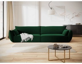 Тъмнозелен кадифен диван 248 cm Vanda – Mazzini Sofas