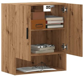 857297 vidaXL Стенен шкаф, дъб артизан, 60x31x70 см, инженерно дърво
