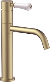 Смесител за мивка Rea Serra Brush  Gold low