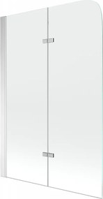 Mexen Felix двукрилен параван за баня 100 x 140 см, прозрачен, хром - 890-100-002-01-00