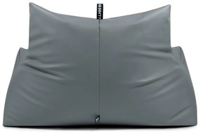 Тъмносин пуф от изкуствена кожа Icy Sofa – So Soft?