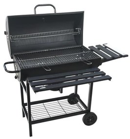 Черен грил на дървени въглища