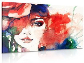 Картина на платно – Абстрактен портрет на жена