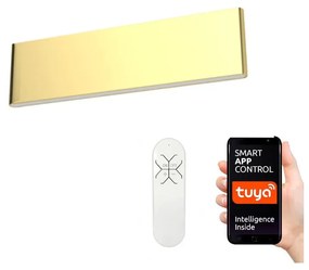 Immax Neo 07129L - LED Димируем аплик LISTON LED/18W/230V ZigBee златист + дистанционно управление