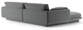Тъмносив ъглов диван (десен ъгъл) Torino – Micadoni Home
