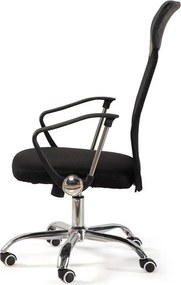 Черен тапициран офис стол Arco – Bonami Essentials