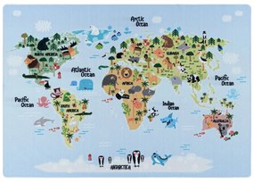 Светлосин детски килим 80x120 cm Play – Ayyildiz Carpets