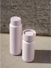Светлорозова термочаша от неръждаема стомана 400 ml Singles – Zone
