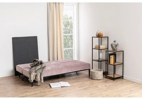 Розов разтегателен диван Perugia - Actona