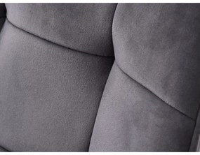 Сиви тапицирани трапезни столове в комплект с подлакътници 2 бр. Nolan Square – Unique Furniture