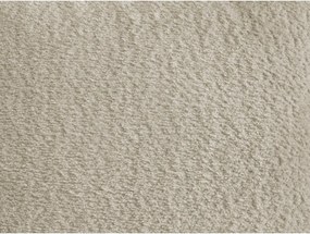 Бежов сгъваем/с място за съхранение ъглов диван от прежда с примки от букле (ляв ъгъл) Montaigne – Bobochic Paris