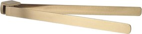 Gedy - Стенна закачалка за кърпи PIRENEI 35,9 cm с матово златно покритие